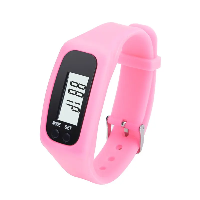 Digital Lcd Watch Women Men Pedometer Run Step Walking Distance Sport Montre Calorie Counter Watch Hour 5
