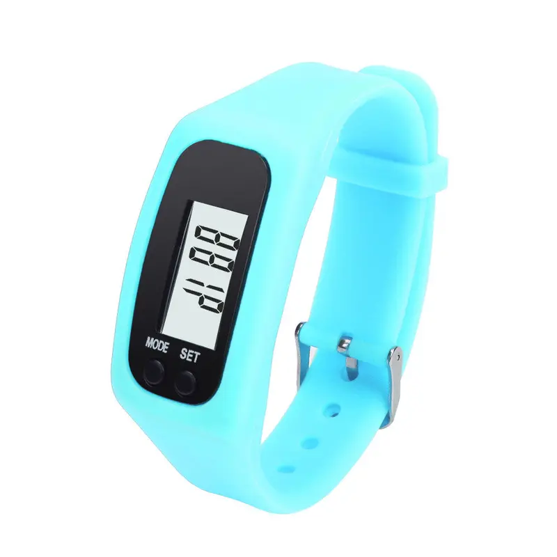 Digital Lcd Watch Women Men Pedometer Run Step Walking Distance Sport Montre Calorie Counter Watch Hour 6