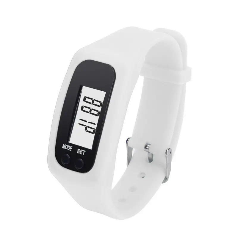 Digital Lcd Watch Women Men Pedometer Run Step Walking Distance Sport Montre Calorie Counter Watch Hour 7