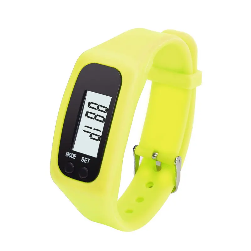 Digital Lcd Watch Women Men Pedometer Run Step Walking Distance Sport Montre Calorie Counter Watch Hour 8
