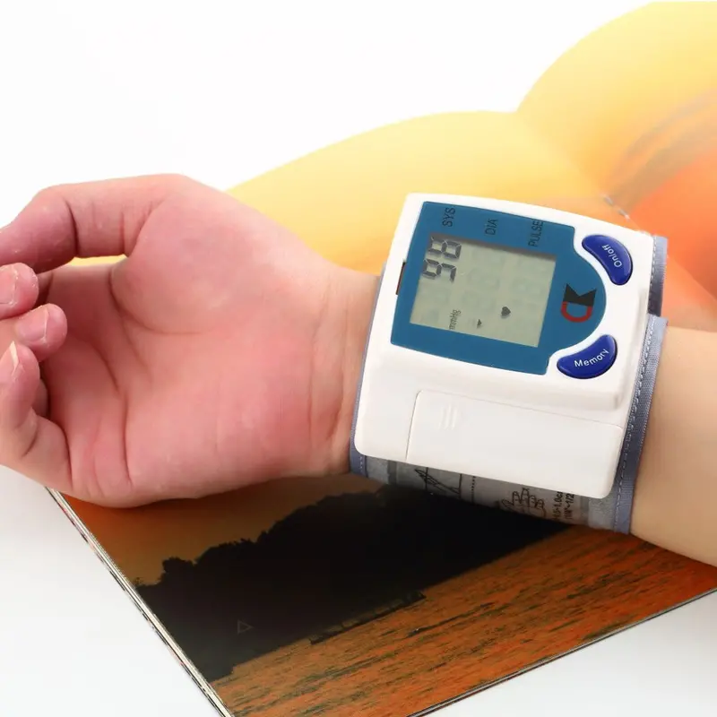 Digital Lcd Wrist Arm Blood Pressure Monitor With Heart Beat Rate Pulse Measure Health Care Monitors 1