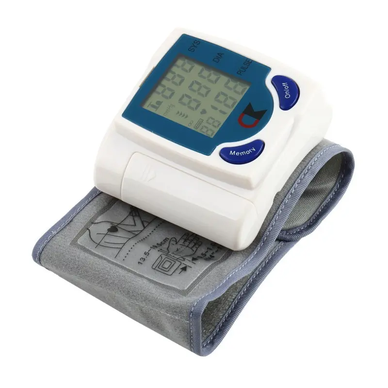 Digital Lcd Wrist Arm Blood Pressure Monitor With Heart Beat Rate Pulse Measure Health Care Monitors 2