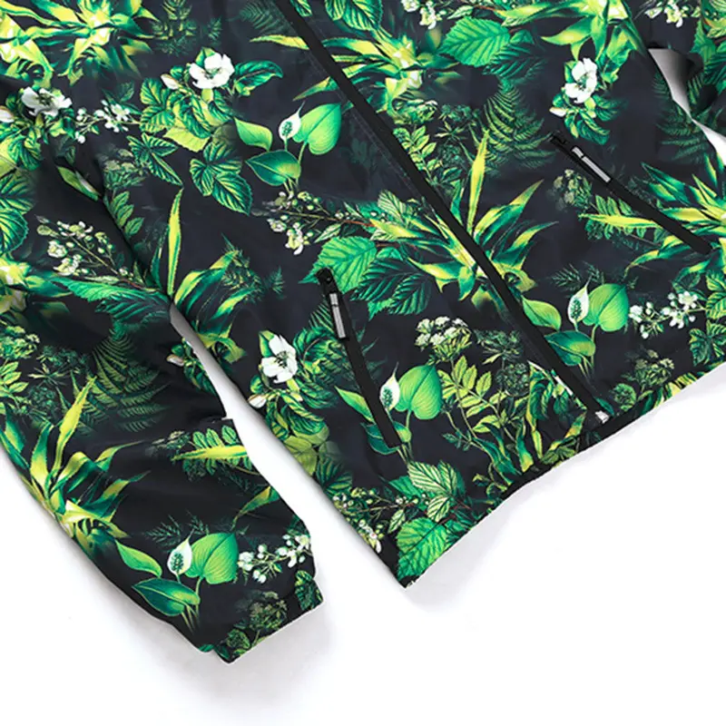 Digital Printing Thin Out-Coat Water-Proof Wind Resistant Jackets 4