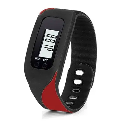 Digital Watch Lcd Pedometer Run Step Walking Distance Calorie Counter Dress Clock Bracelet Relogio Feminino 1