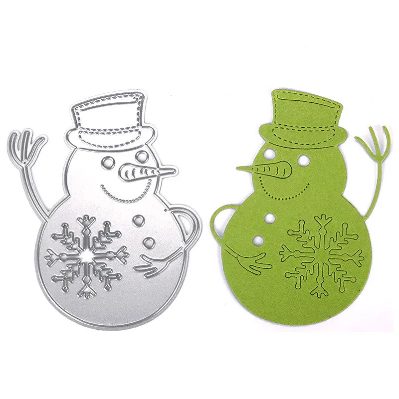 Diy Craft Snowman Die Cut Po Album Embossing Stamp Embossing Cutting Metal Dies Scrapbook94919 1