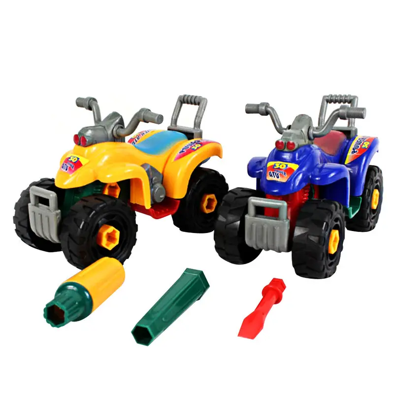 Diy Motorcycle Toy Model Disassembly Assembly Baby Toy Beach Motorcycle Kids Educational Toys For Children Rom Color 1