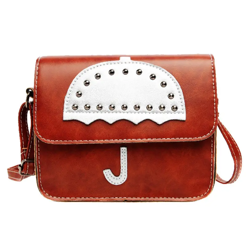 Diy Umbrella Women Leather Messenger Shoulder Bag Clutch Hbag Tote Purse 2
