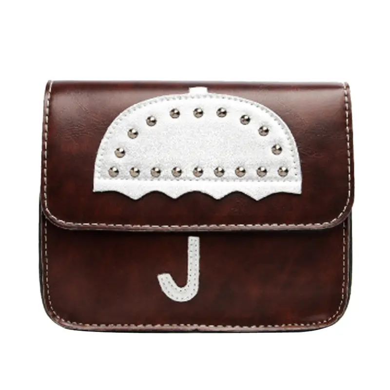 Diy Umbrella Women Leather Messenger Shoulder Bag Clutch Hbag Tote Purse 3