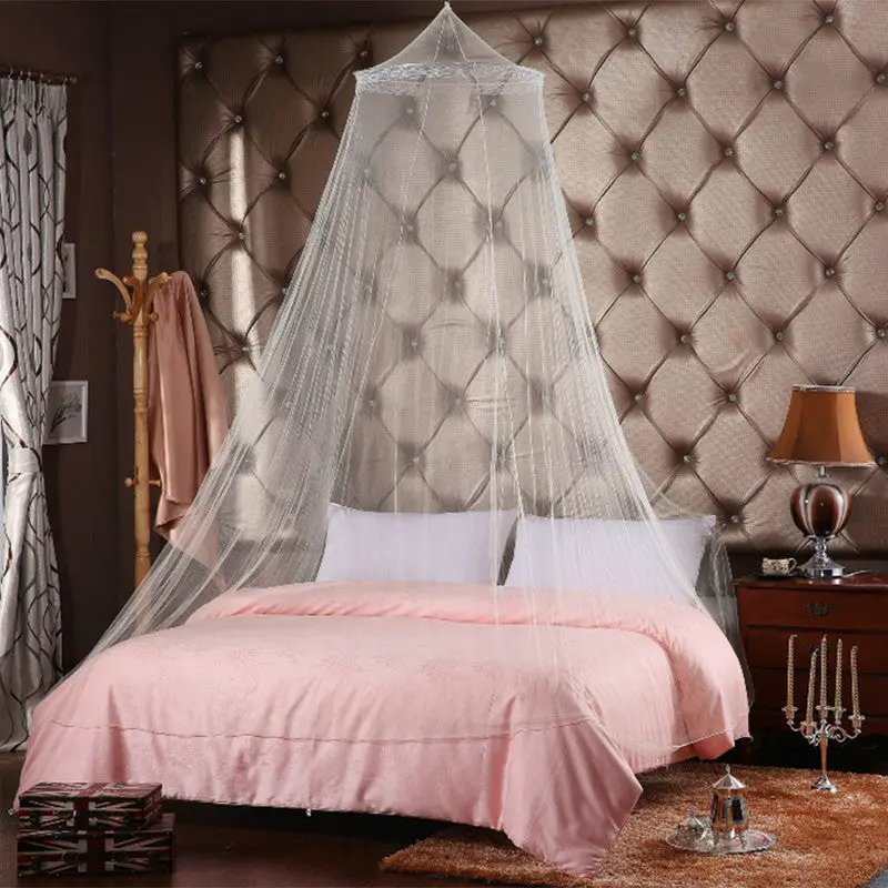 Dome Elegant Lace House Bed Netting Canopy Circular Mosquito Net Sale 85269 1