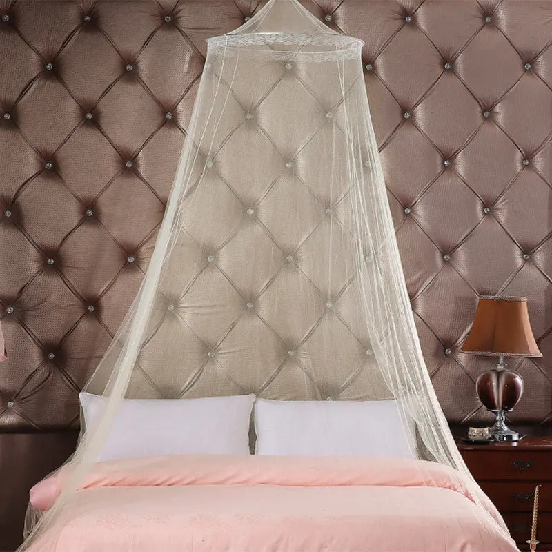 Dome Elegant Lace House Bed Netting Canopy Circular Mosquito Net Sale 85269 2