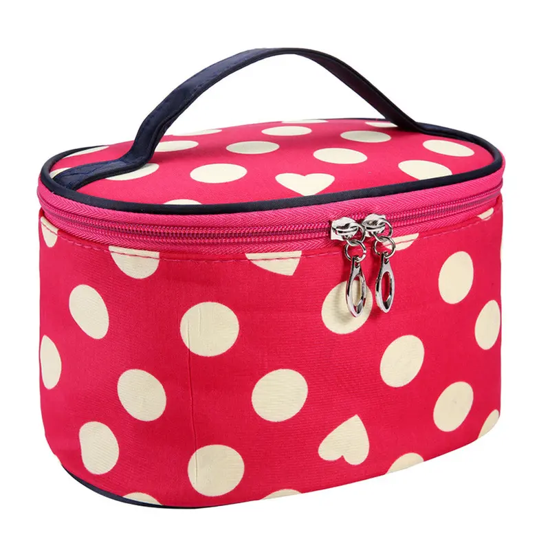 Dot Toiletry Bag Cosmetic Case Bag Large Capacity Portable Women Makeup Cosmetic Bags Storage Travel Bags 3