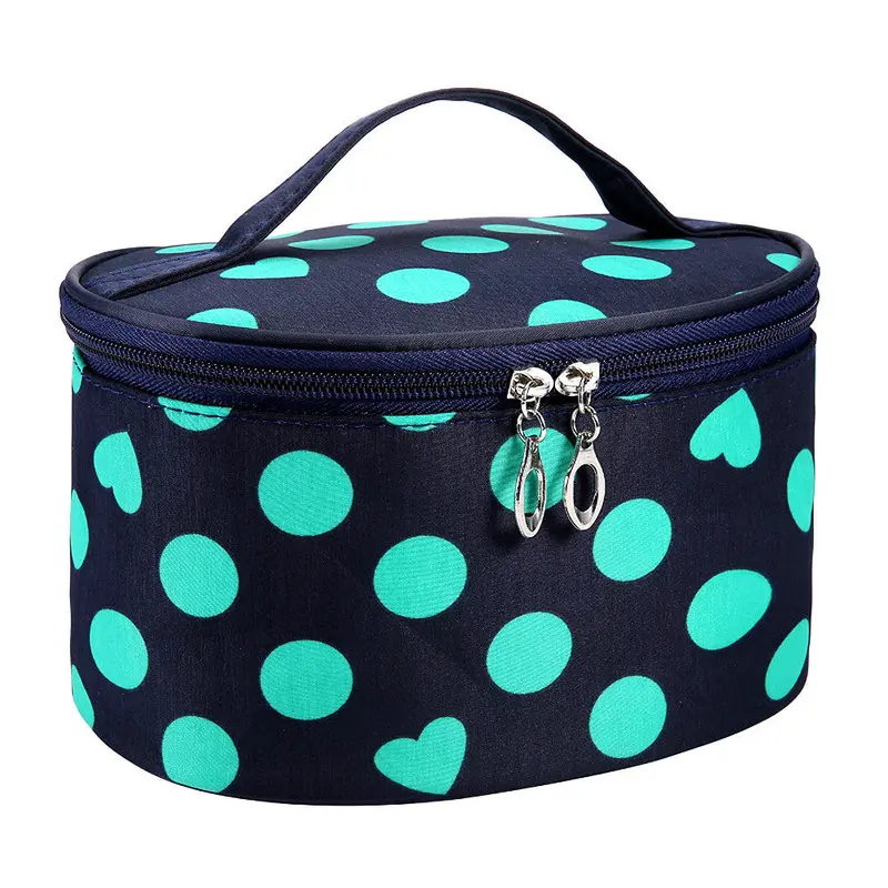 Dot Toiletry Bag Cosmetic Case Bag Large Capacity Portable Women Makeup Cosmetic Bags Storage Travel Bags 4