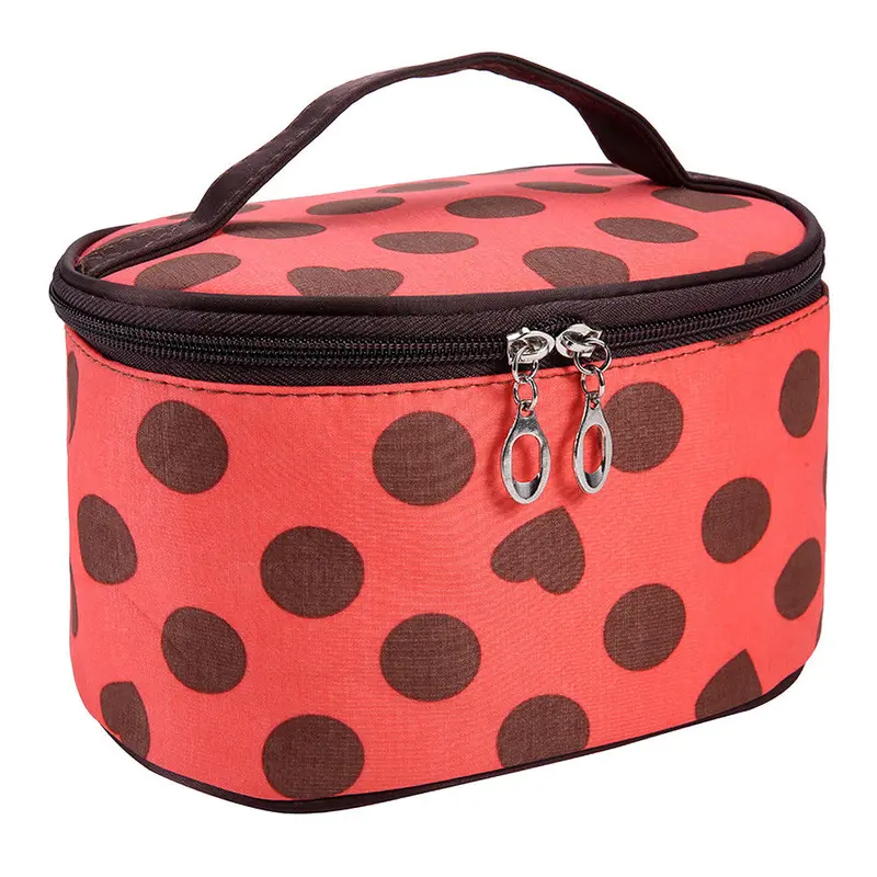 Dot Toiletry Bag Cosmetic Case Bag Large Capacity Portable Women Makeup Cosmetic Bags Storage Travel Bags 5