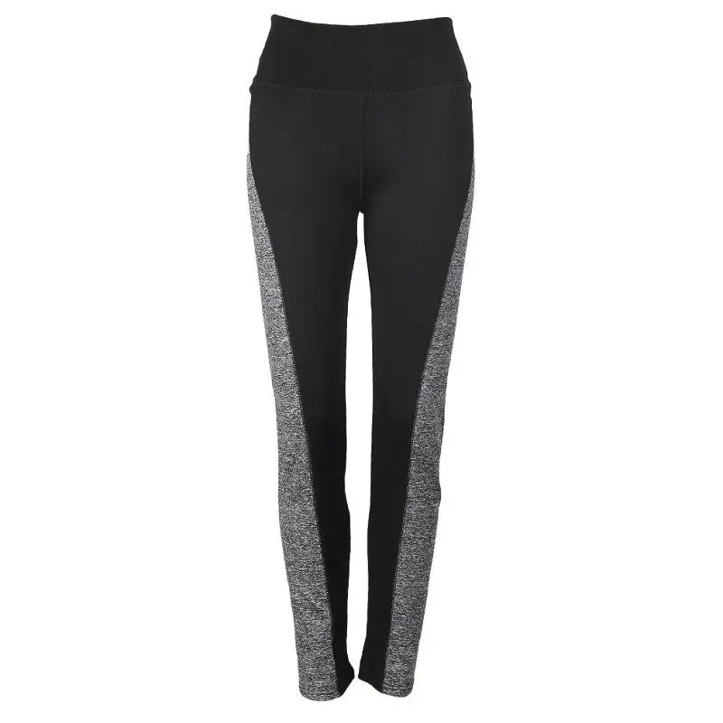 Double Ab Color Side Patchwork Sports Leggings Plus Size Slim Workout Fitness Elastic Stretch Gympunk Pants 5