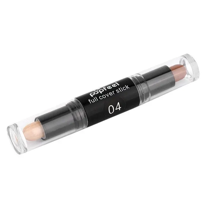 Double-Ended 2 In1 Contour Stick Makeup Creamy Highlighter Bronzer Create 3D Face Make Up Concealer Full Cover Blemish 4