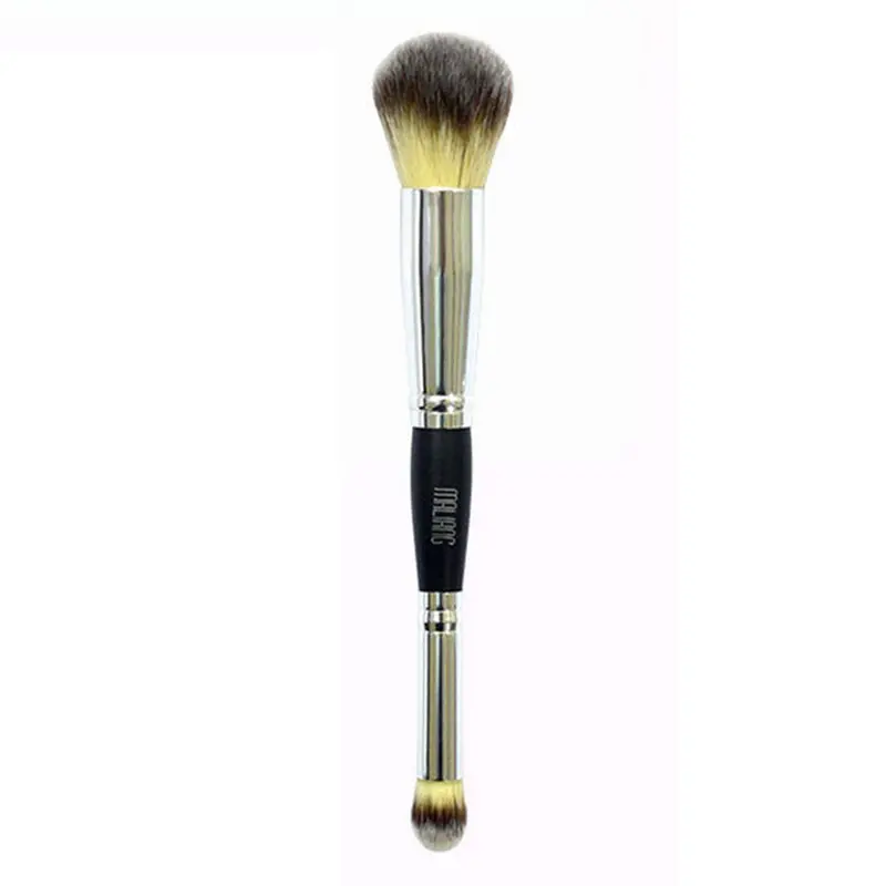 Double Head Cosmetic Brush Contour Face Blush Eyeshadow Powder Foundation Makeup Brush 2