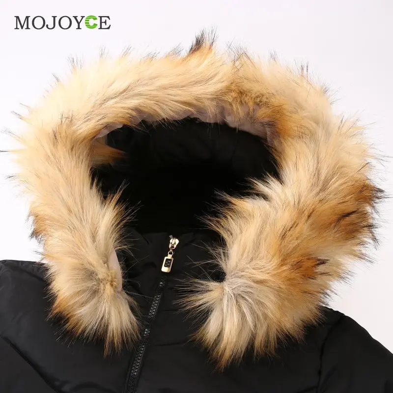 Down Cotton Parka Short Coat Faux Fur Collar Hooded Quilted Women Jacket Slim Short Down Jacket Plus Size Down Coat 8