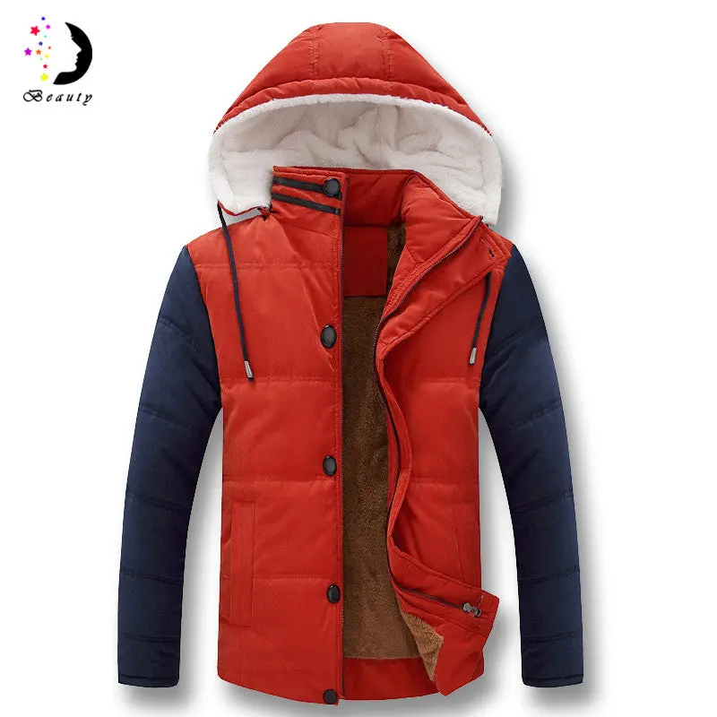 Downs Jackets Hooded Collarjackets Warm Outwears Plus Sizedown Parkas 4