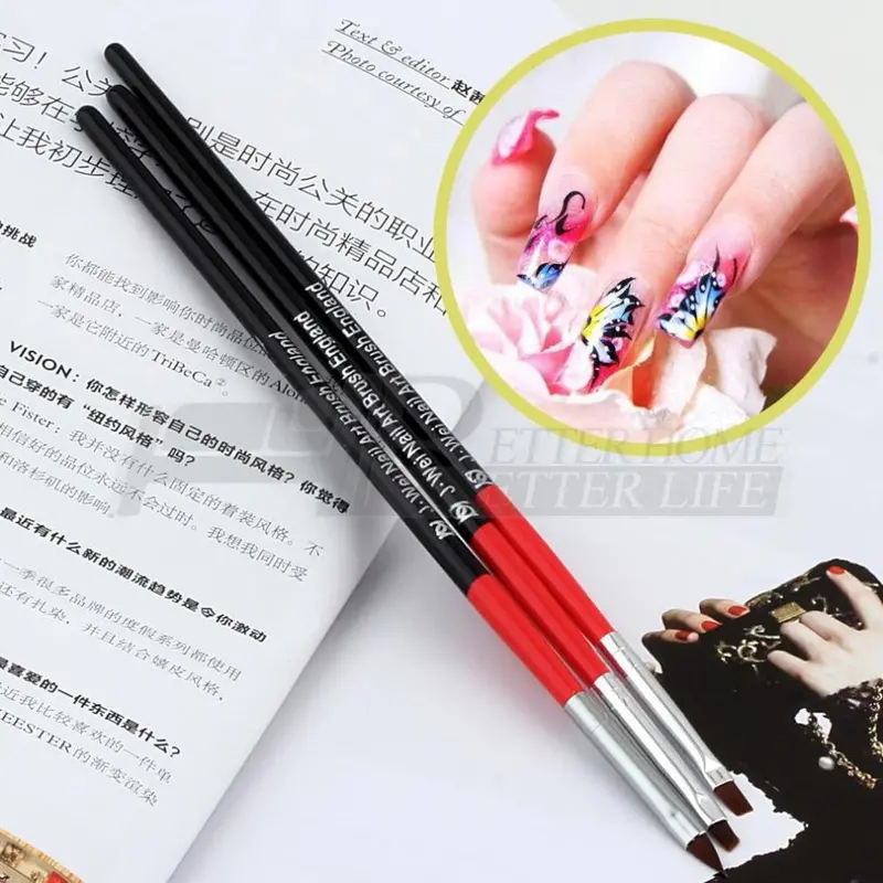 Drawing Painting Set Tool Nail Art Design Uv Gel Acrylic Brush Pen Nail Tools 1