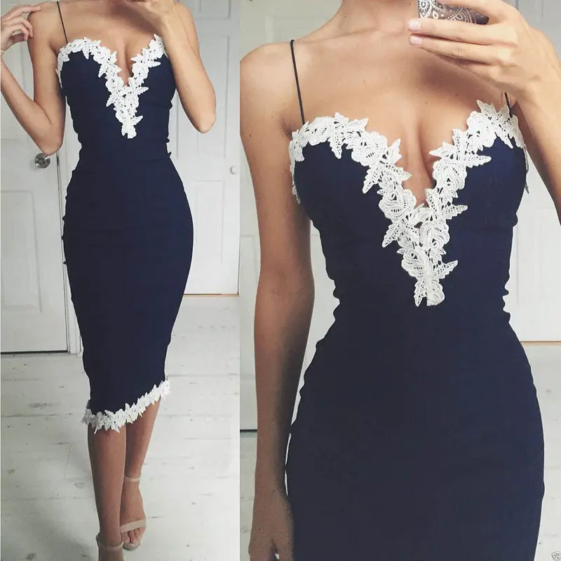 Dress Lace Women Robe Sexy Bodycon V Neck Floral Party Ladies Long Dress Dresses Plus Size Clothing Vestido 1