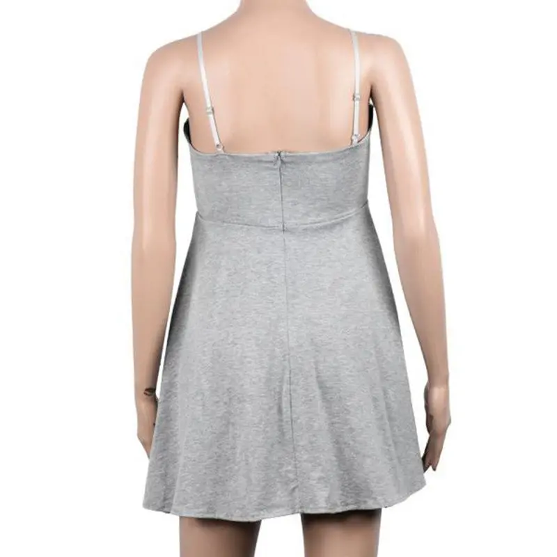 Dress Women's Bandage Camisole Dresses Sleeveless Lady Sexy Slim Mini Vestidos Plus Size Robe 2