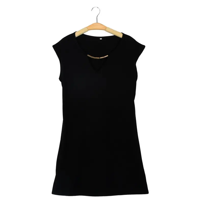 Dress Women's Bodycon Vneck Sleeveless Dresses Lady Sexy Slim Mini Vestidos Plus Size Robe 2