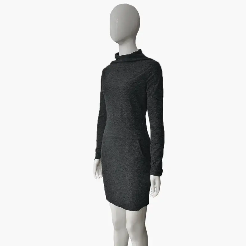 Dress Womens Knitted Sexy Dresses Long Sleeve Solid Ladies Package Hip Slim Mini Pencil Bodycon Vestidos Feminino 6