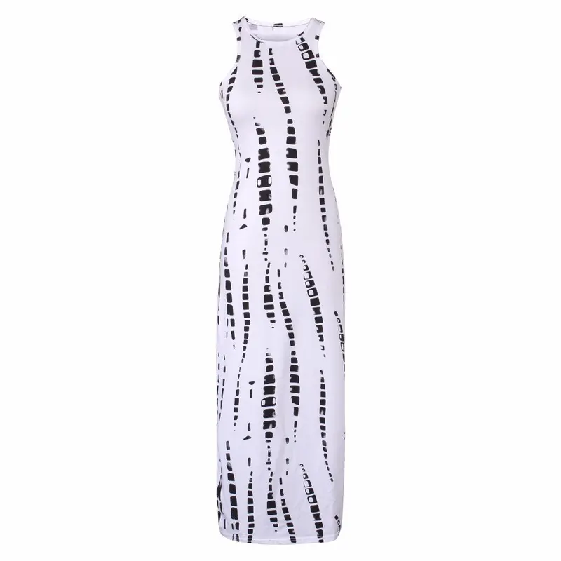 Dresses Woman Lady Party Clubwear Sexy Sleeveless Bandage Bodycon Stretch Long Maxi Dress Vestidos De Festa J3205 1