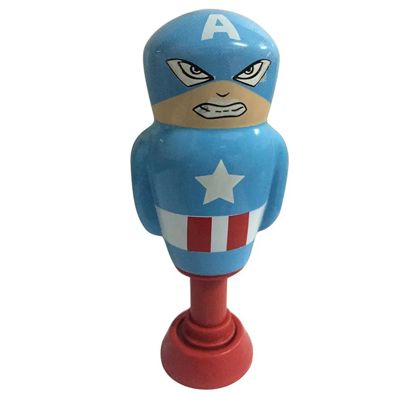 Drop To Pop 6Ft High Children's Cartoon Pop Jump Toy Superhero Avengers Hulk Captain America Superman Toys For Kids 1