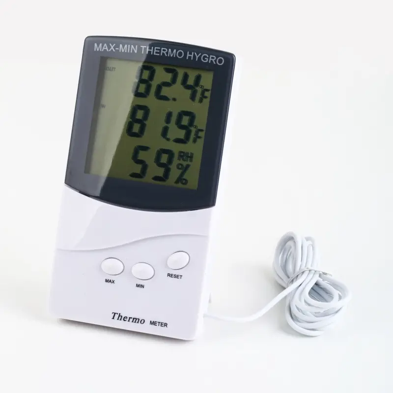 Dual Purpose Lcd Digital Indoor Outdoor Thermometer With Hygrometer 1