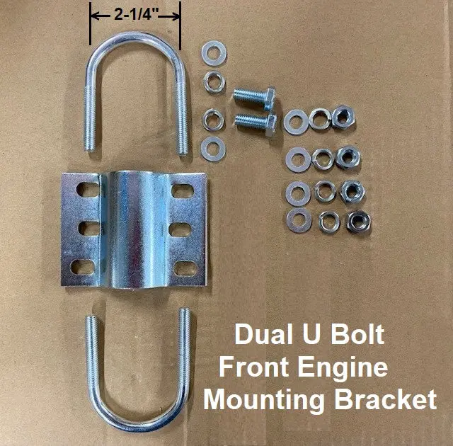 Dual U Bolt Engine Front Mount Bracket Kit 1