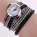 Duoya Watch Women Famous Relojes Mujer Chic Minimalist Leather Ladies Watches Rhinestone Bracelet Watch Feida 1