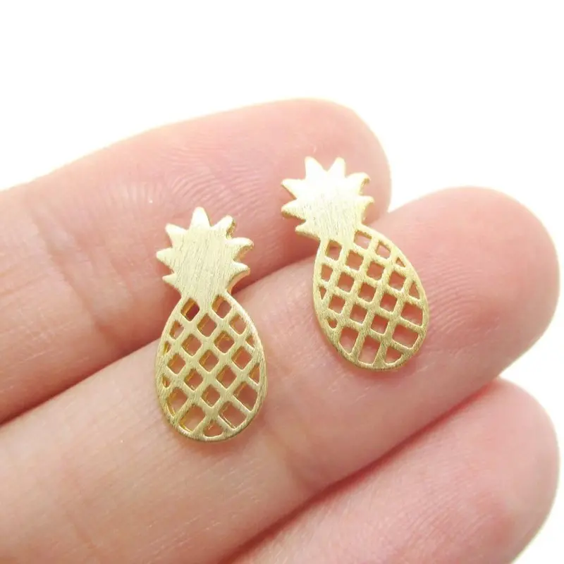 Earrings F Jewelry Pineapple Stud Earrings Party Gifts 1