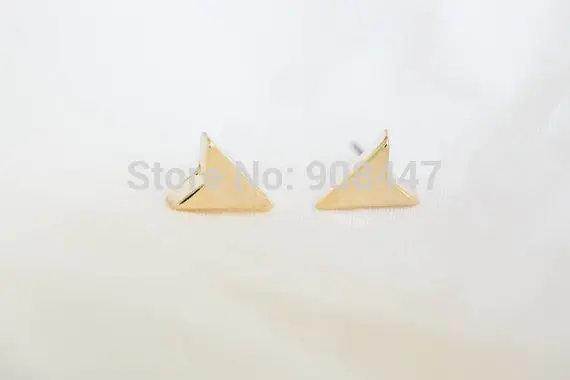 Earrings Jewelry 18K Gold Plated Bling Arrow Earrings 1