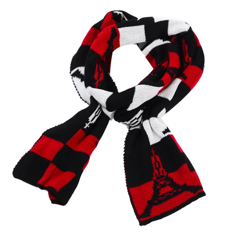 Eiffel Tower Men's Warm Scarf 4