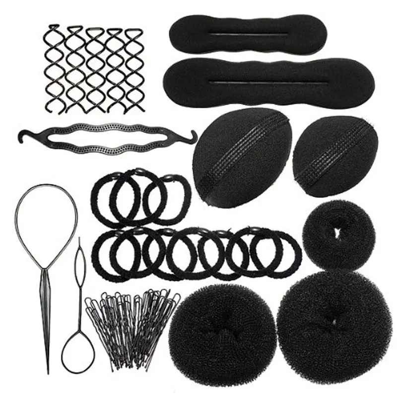 Elastic Clamping Hairstyle Entrainment Tied Hair Weaving Hairstyle 1