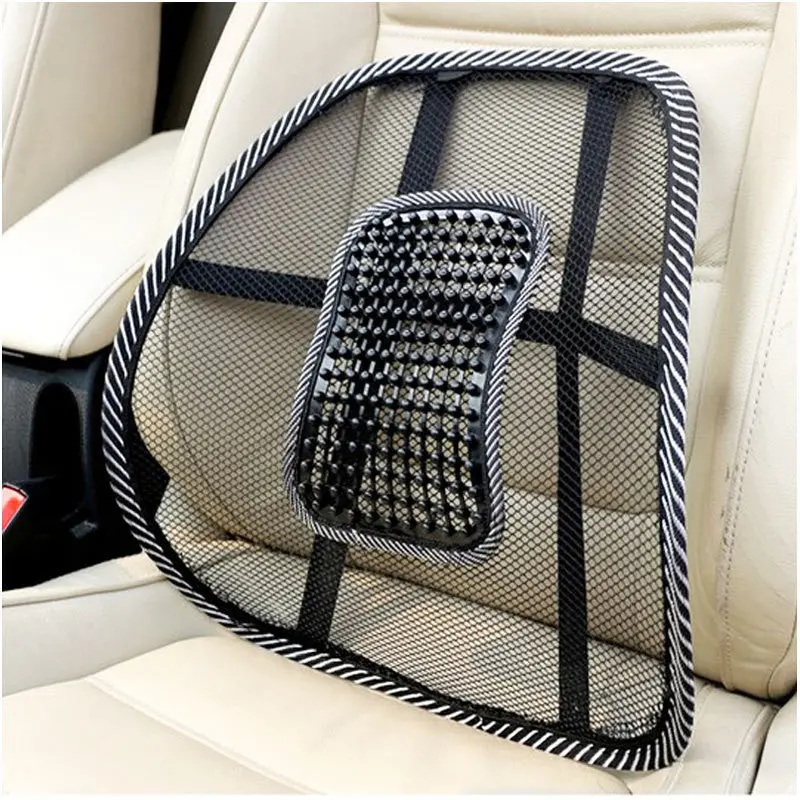 Elastic Lumbar Massage Back Support Office Home Car Mesh Seat Chair Cushion54991 1