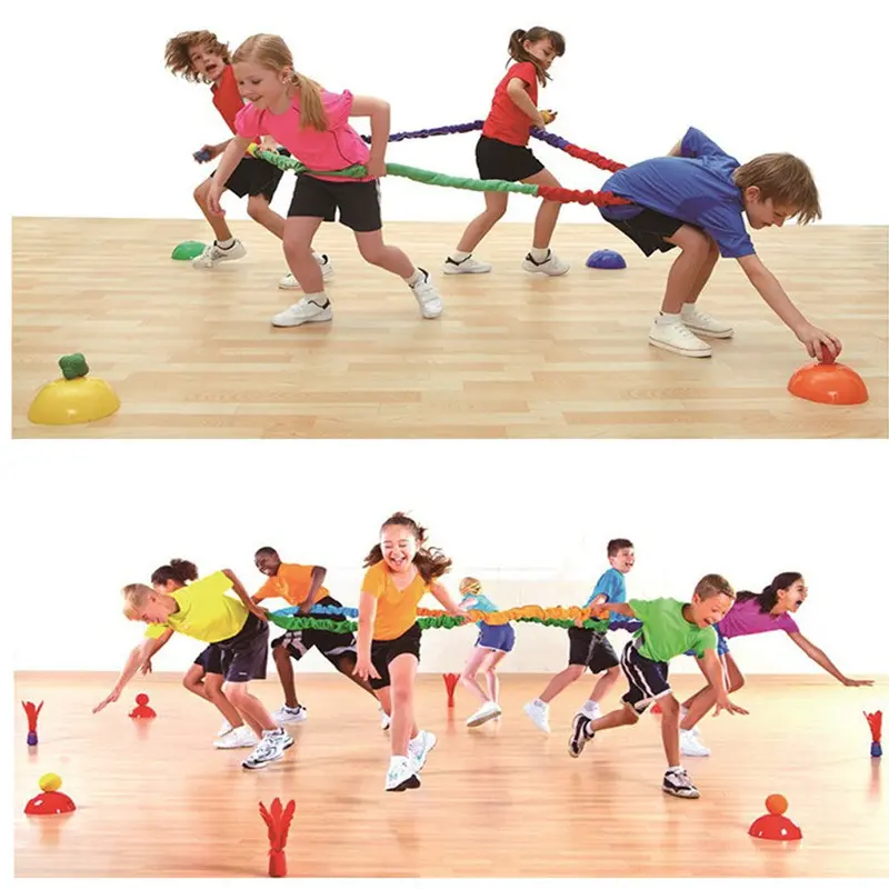 Elastic Rubber Rope Kids Child Elastic Sport Pull Rope Training Equipment Team Activity Tool Toys For Children 1
