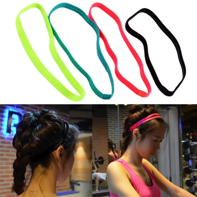Elastic Sports Football Non-Slip Yoga Headscarf Hairband Headbands 1