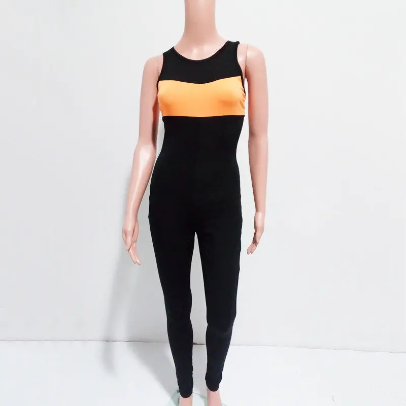 Elasticity Running Fitness Jumpsuit Womens Sexy Bodycon Jumpsuit Gym Skinny Sport Jumpsuit Backless Bandage Jumpsuits For Women 5