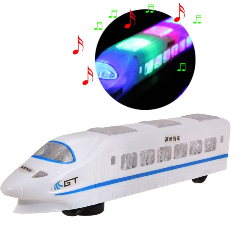 Electric Bullet Train Toy Led Flashing Lights Sounds Child Kid Boy Girl Gift 1