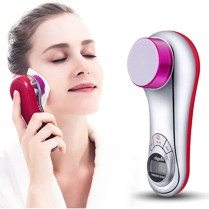 Electric Facial Cleaner Ultrasonic Cleaner Massager Skin Care Body Beauty Machine 1