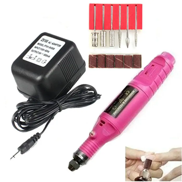 Electric Nail Art Drill Pen Shape Machine Salon Manicure File Polish Tool Whale Room 1