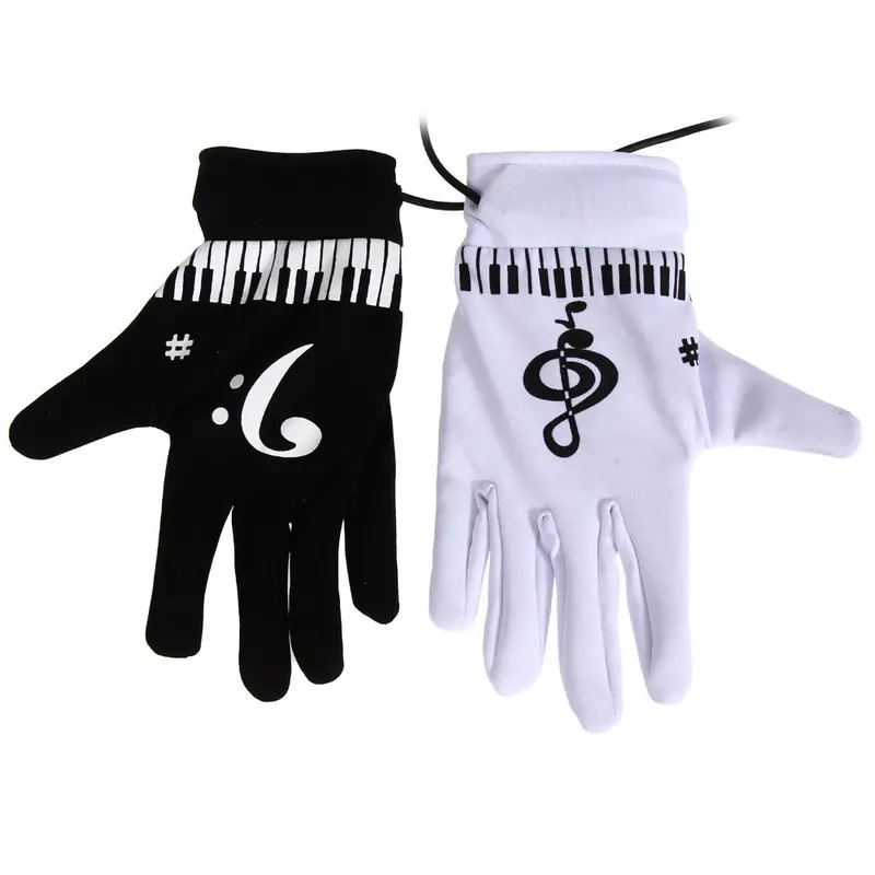 Electronic Piano Gloves Fingertips Piano Musical Gloves Novelty Exercise Instrument Keyboard Musical Electronic Games For Adults 1