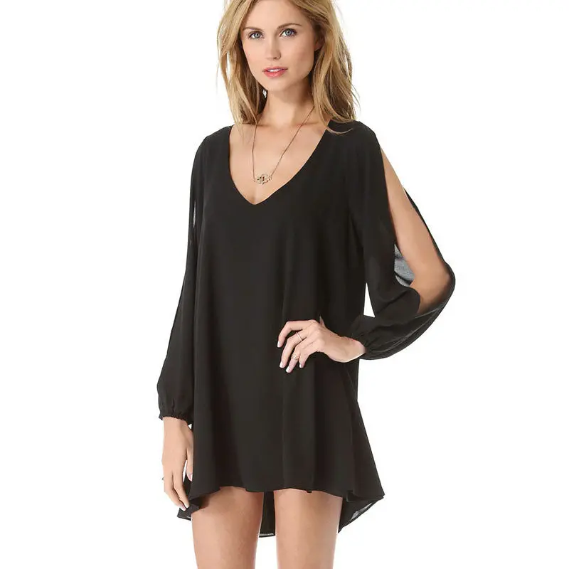 Elegant Ol Ladies' Dress Slim Casual Dresses Women Sxxl Party Prom Pencil Short Dress Black Sexy 1