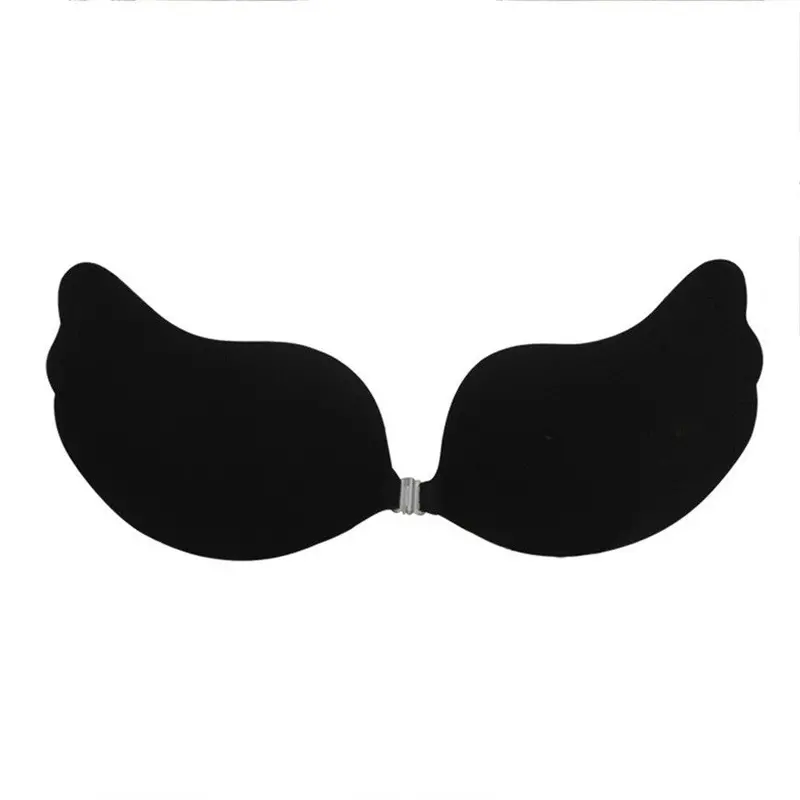 Elegant Wing Invisible Bra Sexy Push Up Self-Adhesive Silicone Soft Elastic Front Closure Backless Strapless Full Cup 1