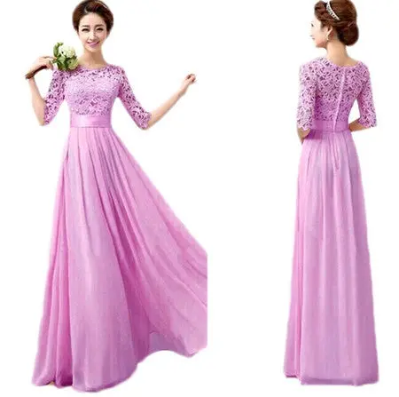 Elegent Vestido Trendy Women's Dress Lace Chiffon Slim Beach Dress Bohemian Maxi Dress Vestidos De Festa Plus Size Xxl 1