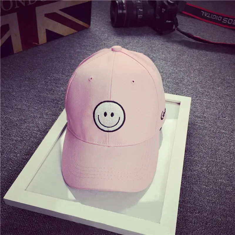 Embroidery Cotton Baseball Cap Boys Girls Snapback Hip Hop Flat Hat 1