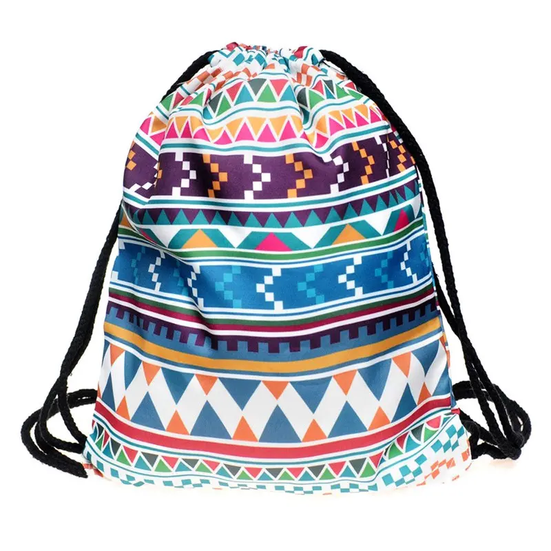 Emoji Backpacks 3D Printing Bags School Backpack Bags For Teenagers Girls Drawstring Backpack 2