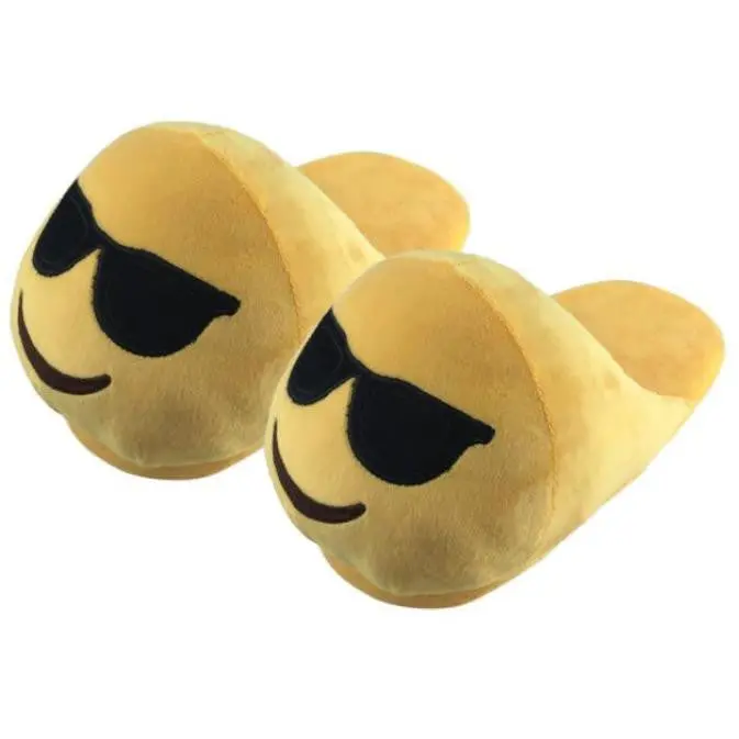 Emoji Slippers Cartoon Sweet Warm Plush Slipper Expression Women Men Slippers //House Shoes 10 Styles 10